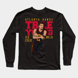Trae Young Ice Cold Celebration Long Sleeve T-Shirt